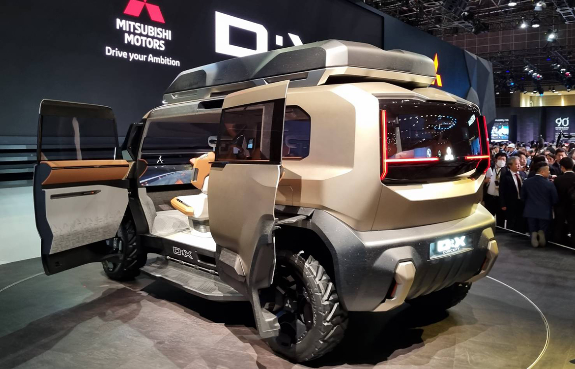 มิตซูบิชิ เผยโฉม D:X Concept ต้นแบบ MPV ครอสโอเวอร์พลังงานไฟฟ้า ที่งาน Japan Mobility Show, มิตซูบิชิ เผยโฉม D:X Concept ต้นแบบ MPV ครอสโอเวอร์พลังงานไฟฟ้า ที่งาน Japan Mobility Show