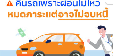 แนะทางออกปัญหา คืนรถเพราะผ่อนต่อไม่ไหว หมดภาระแต่อาจไม่จบหนี้