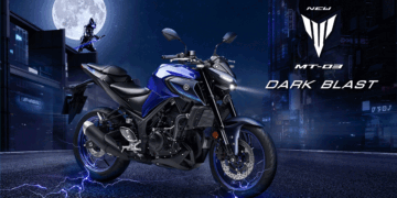 NEW YAMAHA MT-03…DARK BLAST สปอร์ตเนคเก็ตคลาส 300 สีใหม่ สุดเร้าใจ