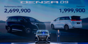 DENZA D9 เอ็มพีวีรุ่นแรกภายใต้แบรนด์ DENZA ในประเทศไทย