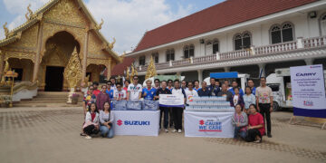 SUZUKI CARRY FOOD TRUCK และ BARBER TRUCK ลงพื้นที่เชียงราย เยียวยาหลังน้ำท่วม พร้อมระดมทุนช่วยเหลือน้ำท่วมภาคใต้