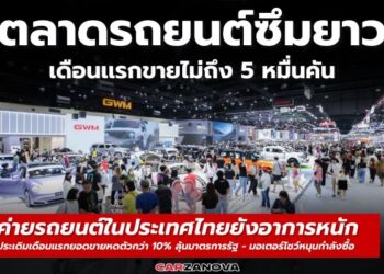 ตลาดรถยนต์ซึมยาว เดือนแรกขายไม่ถึง 5 หมื่นคัน ค่ายรถลุ้นมาตรการรัฐ-มอเตอร์โชว์ หนุนกำลังซื้อ
