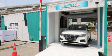 MG ผนึก UNEX EV ชูนวัตกรรมสลับแบตฯ ดันรถ EV สู่ภาคขนส่งสาธารณะ