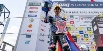 ยามาฮ่า ไทยแลนด์ คัมแบ็กโพเดียม เอเชีย โร้ด เรซซิ่งฯ “อนุภาพ – กฤตภัทร” คว้ารองแชมป์สนามแรก