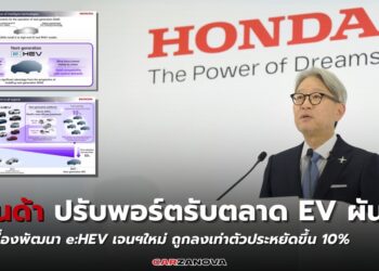 ฮอนด้า ปรับพอร์ตรับตลาด EV ผันผวน เร่งเครื่องพัฒนา e:HEV เจนฯใหม่ ถูกลงเท่าตัวประหยัดขึ้น 10%