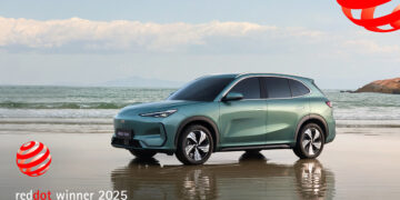 GEELY EX5 คว้า Red Dot Design Award 2025