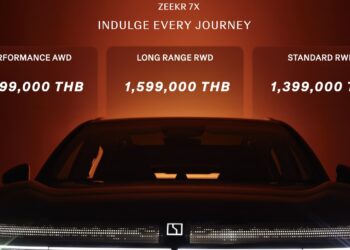 ZEEKR 7X SUV เปิดตัว 3 รุ่น ราคา 1.399 – 1.799 ล้านบาท