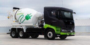 BYD T25 e-Mixer รถโม่ผสมคอนกรีตพลังงานไฟฟ้า