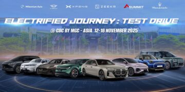 MGC-ASIA รวมรถยนต์ไฟฟ้าในเครือ 7 แบรนด์ มาโชว์และให้ทดลองขับ ที่ CDC เลียบทางด่วนเอกมัย-รามอินทรา