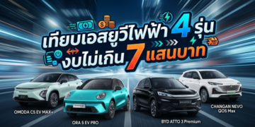 เทียบชัดๆ เอสยูวีไฟฟ้า งบไม่เกิน 7 แสนบาท