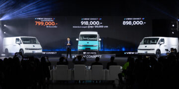 ซีพี โฟตอน โชว์ยอดขาย 5 เดือน เปิดตัวรถตู้ไฟฟ้า eView Connect ราคาเริ่มต้น 7.99 แสนบาท