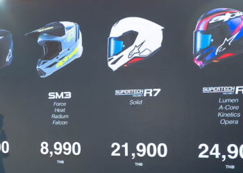 Alpinestars Supertech R7 และ SM3 หมวกกันน็อก 2 รุ่นใหม่ Alpinestars Supertech R7 และ Alpinestars SM3