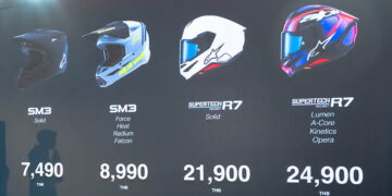 Alpinestars Supertech R7 และ SM3 หมวกกันน็อก 2 รุ่นใหม่ Alpinestars Supertech R7 และ Alpinestars SM3