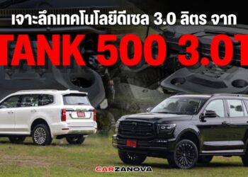 เจาะลึกเทคโนโลยีดีเซล 3.0 ลิตร จาก TANK 500 3.0T