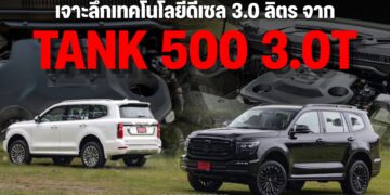 เจาะลึกเทคโนโลยีดีเซล 3.0 ลิตร จาก TANK 500 3.0T